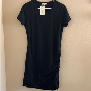 Black T-shirt dress
